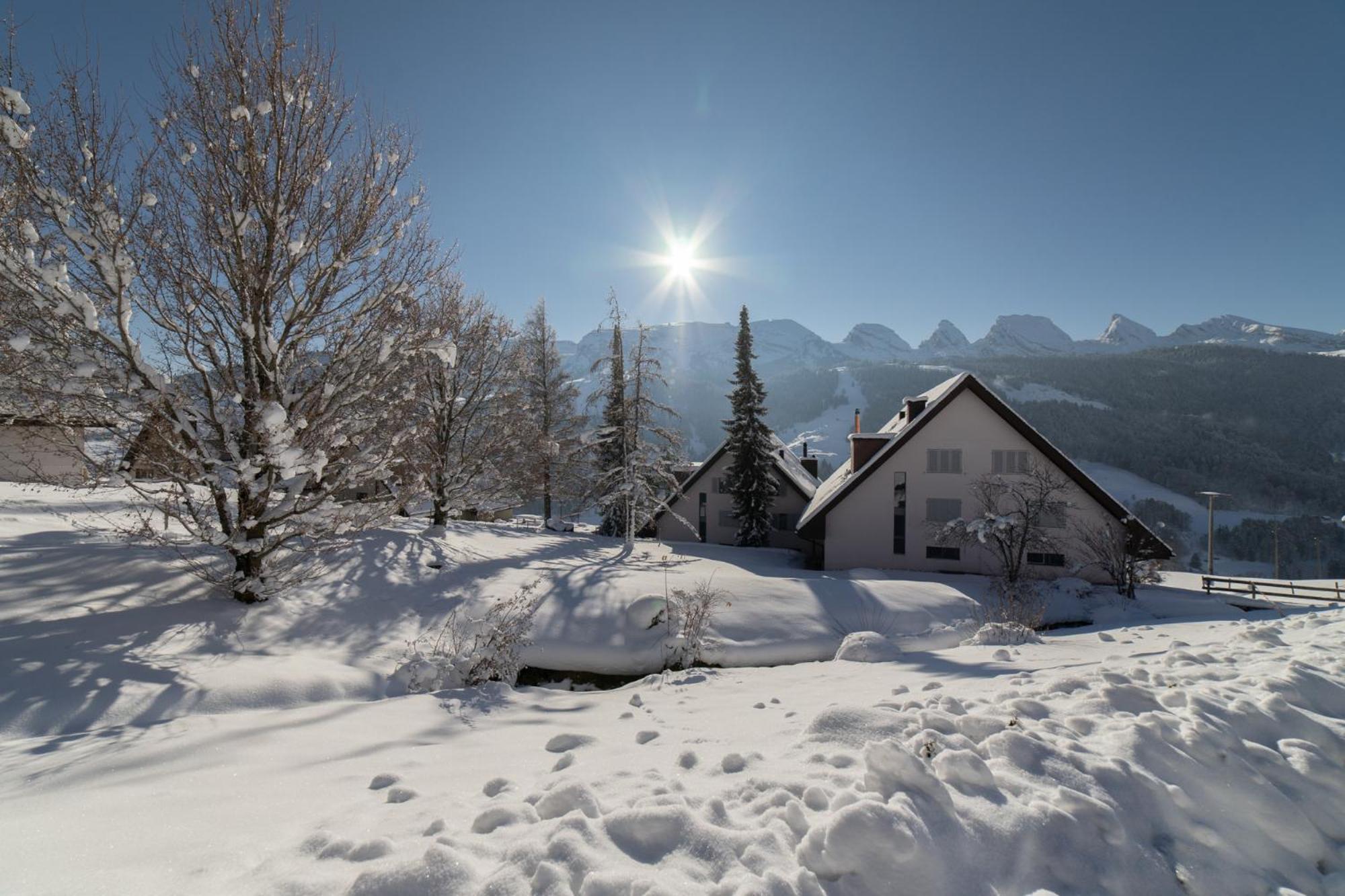 Appartamento Vista Montagna Unterwasser Esterno foto